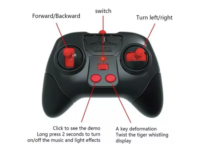 auto con sensor de movimiento manual y control