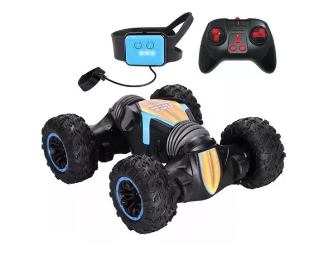 auto con sensor de movimiento manual y control