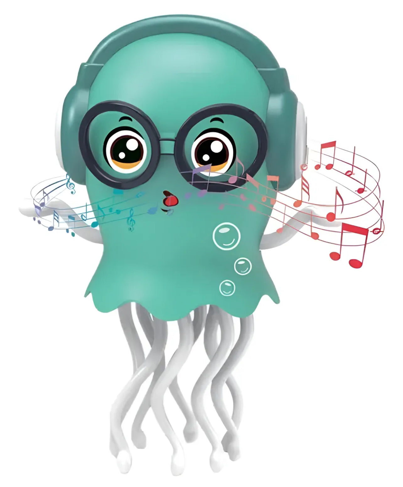 Pulpo bailarín con música y luces