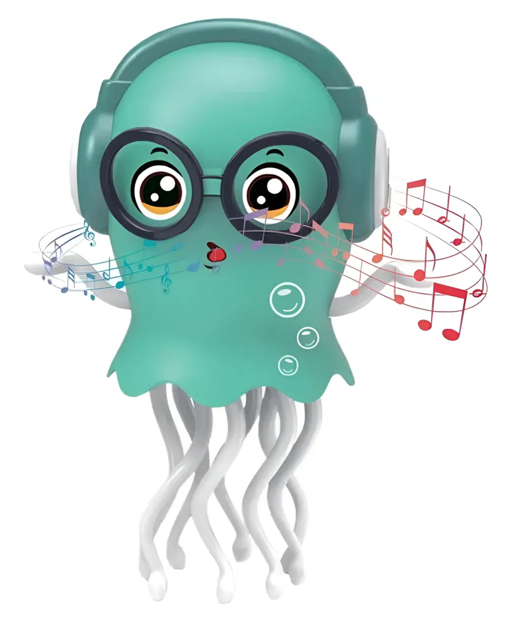 Pulpo bailarín con música y luces