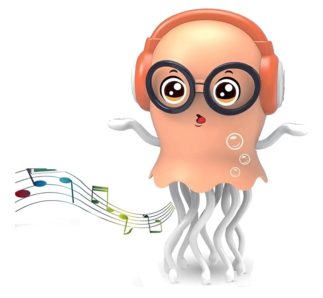 Pulpo bailarín con música y luces