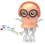 Pulpo bailarín con música y luces