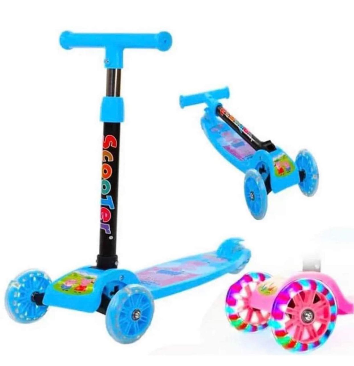 Scooter Monopatín con luces led