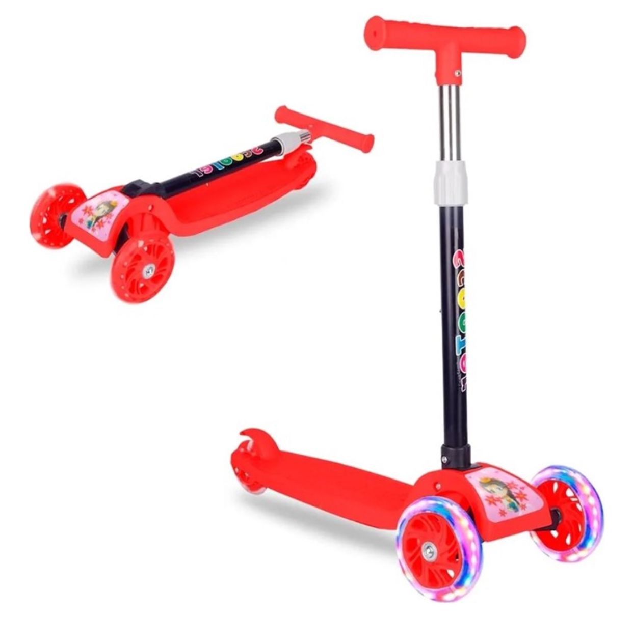 Scooter Monopatín con luces led