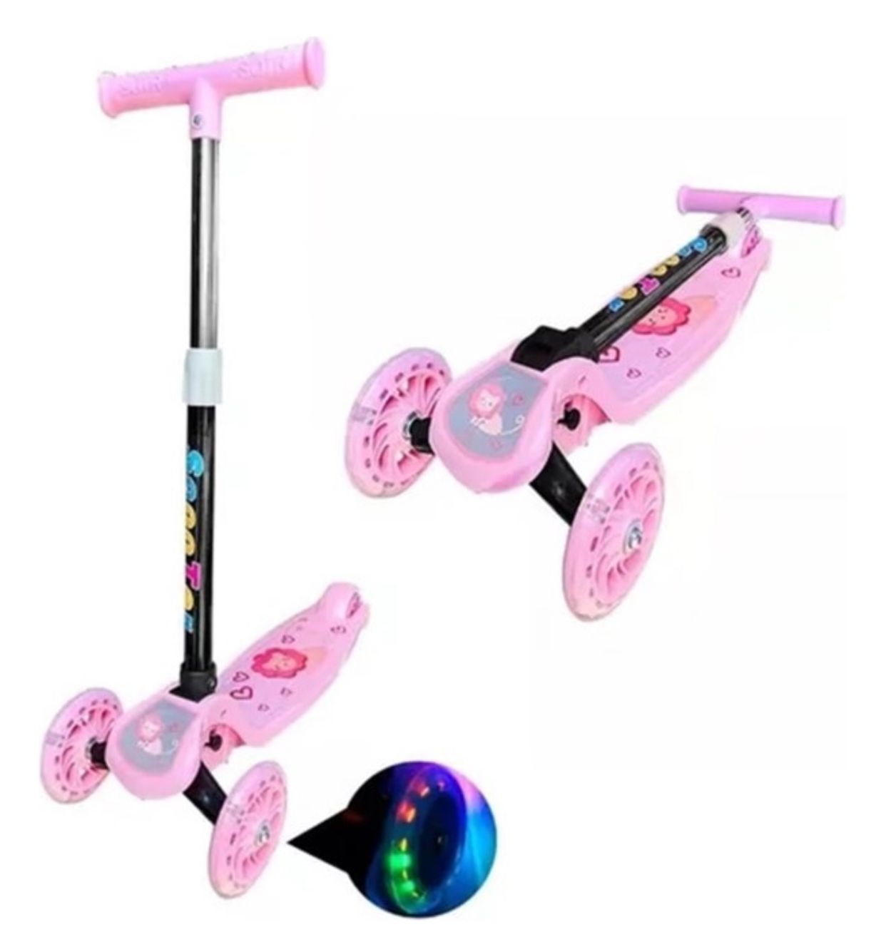 Scooter Monopatín con luces led